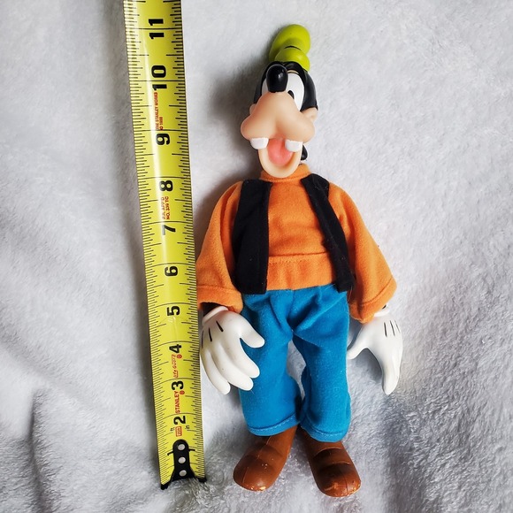 RARE - Vintage Walt Disney Goofy Doll Plush Figure Model Toy 70s 80s Rubber - Picture 10 of 10
